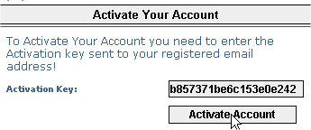 Activation Form