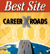 CareerXRoads Best Site 2000 Award